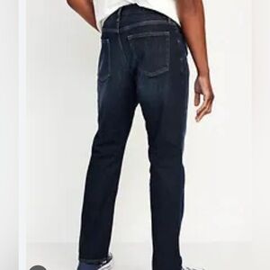 NWT Old Navy Mens Denim Jeans Built-In Tough Straight Leg Size 36x30